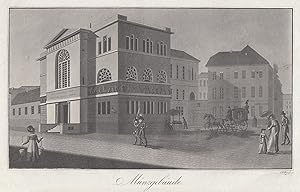 Bild des Verkufers fr Ansicht vom Platze am Opernhaus bis nach dem Knigl. Schlo. zum Verkauf von Antiquariat Clemens Paulusch GmbH