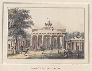 Bild des Verkufers fr Brandenburger - Porten i Berlin. zum Verkauf von Antiquariat Clemens Paulusch GmbH
