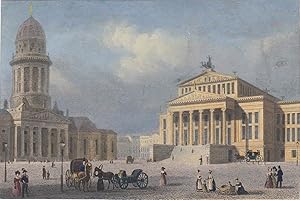 Bild des Verkufers fr ("Das knigl. Schauspielhaus und die neue Kirche"). zum Verkauf von Antiquariat Clemens Paulusch GmbH