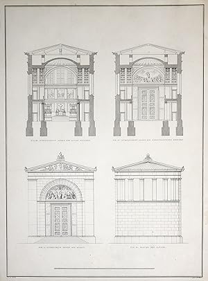 Bild des Verkufers fr Entwurf zur Kirche auf dem Werderschen Markt zu Berlin. zum Verkauf von Antiquariat Clemens Paulusch GmbH