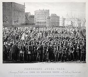 Bild des Verkufers fr Preussens Jubel - Tage. Einzug der siegreichen Truppen in Berlin im December 1864. zum Verkauf von Antiquariat Clemens Paulusch GmbH