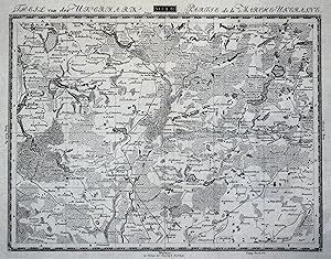 Bild des Verkufers fr Kupferstich- Karte, b. "Geogr. Institut" in Weimar, "Theil von der Ukermark. Sect. 40". zum Verkauf von Antiquariat Clemens Paulusch GmbH