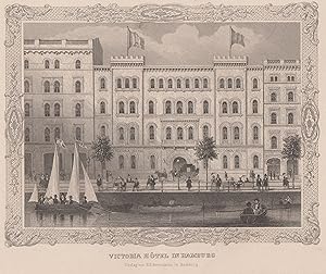 TA., Jungfernstieg ( der alte ). "Victoria Hotel in Hamburg".