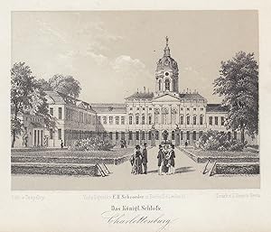 Bild des Verkufers fr Schloansicht, "Das Knigl. Schloss. Charlottenburg". zum Verkauf von Antiquariat Clemens Paulusch GmbH