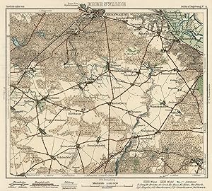 Bild des Verkufers fr Farblithografie- Karte aus Peip s Taschenatlas,. zum Verkauf von Antiquariat Clemens Paulusch GmbH