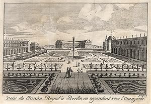 Bild des Verkufers fr Veue de Jardin Royal  Berlin, en regardant vers L'Orangerie. zum Verkauf von Antiquariat Clemens Paulusch GmbH
