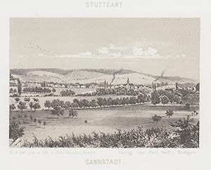 Bild des Verkufers fr Gesamtansicht, "Cannstadt". zum Verkauf von Antiquariat Clemens Paulusch GmbH