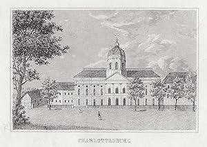 Bild des Verkufers fr Schloansicht, "Charlottenburg". zum Verkauf von Antiquariat Clemens Paulusch GmbH