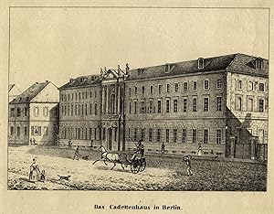 Bild des Verkufers fr Kadettenhaus, "Das Cadettenhaus in Berlin". zum Verkauf von Antiquariat Clemens Paulusch GmbH