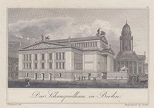 Bild des Verkufers fr Das Schauspielhaus in Berlin. zum Verkauf von Antiquariat Clemens Paulusch GmbH