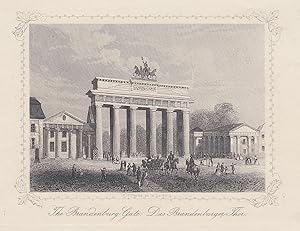 Bild des Verkufers fr The Brandenburg Gate. Das Brandenburger Thor. zum Verkauf von Antiquariat Clemens Paulusch GmbH