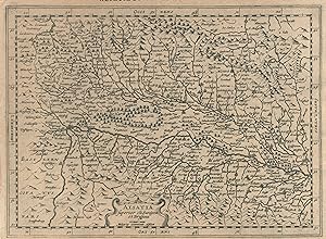 Bild des Verkufers fr Kupferstich- Karte, n. Mercator b. Cloppenburg, "Alsatia superior cu Suntgoa et Brisgoia". zum Verkauf von Antiquariat Clemens Paulusch GmbH