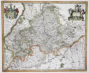 Bild des Verkufers fr Kupferstich- Karte, n. Mercator und H. Hondius b. Janssonius, "Wirtenberg Dvcatvs". zum Verkauf von Antiquariat Clemens Paulusch GmbH