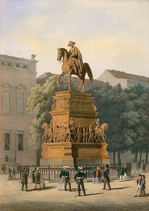 Bild des Verkufers fr Denkmal Knig Friedrich des Groen in Berlin ( Enthllt am 31. Mai 1851). zum Verkauf von Antiquariat Clemens Paulusch GmbH
