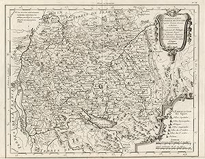 Bild des Verkufers fr Kupferstich- Karte, v. Moithey u. Vallet b. Philippe de Pretot, "Chorographie du Cercle de Souabe d'apres Vischer, Homann et Hubner". zum Verkauf von Antiquariat Clemens Paulusch GmbH