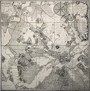 Stadtplan mit Umgebung, "Plan von der so genannten Insel Potsdam nebst den umliegenden Gegenden m...