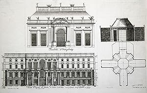 Bild des Verkufers fr Teilansicht, Schlo, "Favorite d Orangebourg". zum Verkauf von Antiquariat Clemens Paulusch GmbH