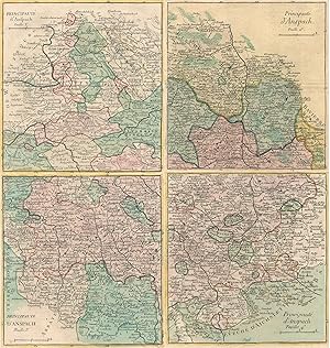 Bild des Verkufers fr Kupferstich- Karten, 4 Bll. Kupferstich- Karten v. Le Rouge b. Crepy, "Pricipaut d' Anspach". zum Verkauf von Antiquariat Clemens Paulusch GmbH