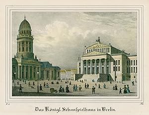 Bild des Verkufers fr Das Knigl. Schauspielhaus in Berlin. zum Verkauf von Antiquariat Clemens Paulusch GmbH