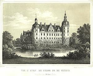 Bild des Verkufers fr Schloansicht, "Park zu Muskau. Das Schlo von der Westseite". zum Verkauf von Antiquariat Clemens Paulusch GmbH