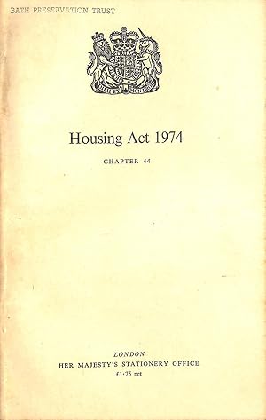 Housing Act 1974: Elizabeth II. 1974. Chapter 44