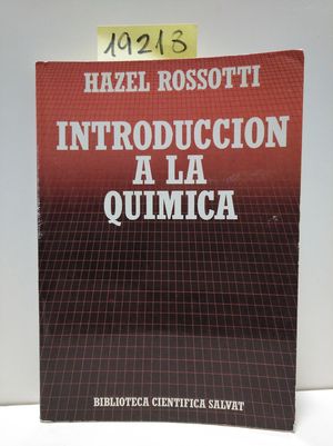 Immagine del venditore per INTRODUCCIN A LA QUMICA venduto da Librera Circus