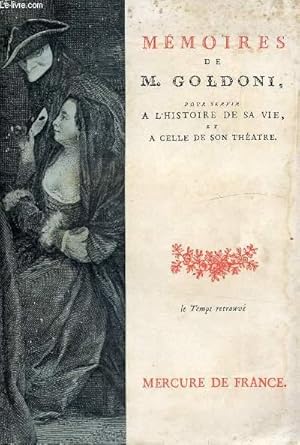 Bild des Verkufers fr MEMOIRES DE M. GOLDONI - TOME II - LE TEMPS RETROUVE zum Verkauf von Le-Livre