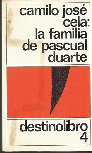 Seller image for La Familia De Pascual Duarte. for sale by TU LIBRO DE OCASION