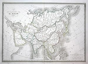 Seller image for Carte de l'Asie" - Asie Asia Asien China India Indien Thailand Thalande map Karte carte for sale by Antiquariat Steffen Vlkel GmbH