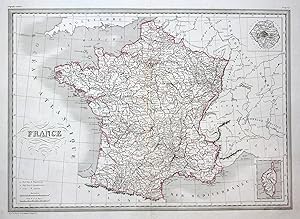 Seller image for France" - France Frankreich Suisse Svizzera Schweiz Italien Italia Italy map Karte carte for sale by Antiquariat Steffen Vlkel GmbH