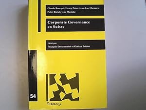 Imagen del vendedor de Corporate Governance en Suisse. a la venta por Antiquariat Bookfarm