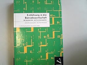 Seller image for Einfhrung in die Betriebswirtschaft: Mit Bankbetriebs- und Versicherungslehre. for sale by Antiquariat Bookfarm