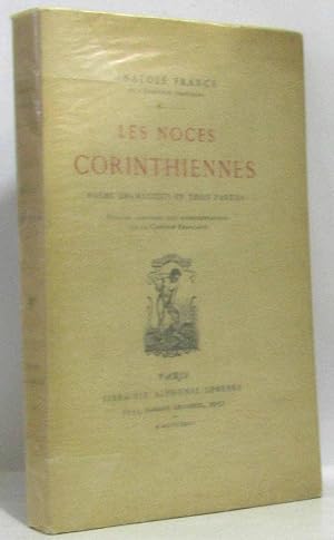 Seller image for Les Noces corinthiennes. Pome dramatique en trois parties for sale by crealivres