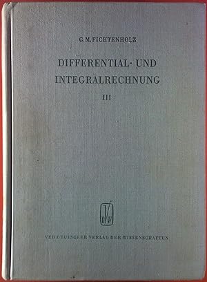 Bild des Verkäufers für Differential- und Integralrechnung III. zum Verkauf von biblion2