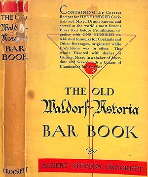 Seller image for The Old Waldorf-Astoria Bar Book for sale by The Cary Collection