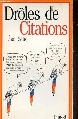 Seller image for DROLES DE CITATIONS for sale by Le-Livre