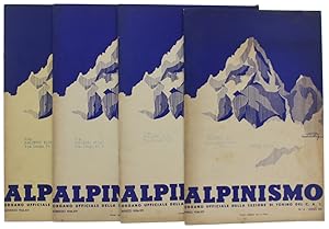 ALPINISMO. Anno VIII/1936 - N. 1, 2, 3, 4. Rivista mensile. Organo Ufficiale della Sezione di Tor...