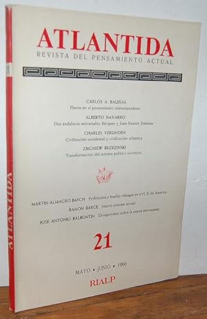 Image du vendeur pour ATLNTIDA. Revista del pensamiento actual. Vol. IV. Nm. 21. Mayo-junio 1966 mis en vente par EL RINCN ESCRITO