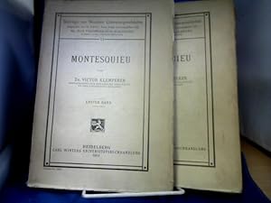 Montesquieu. (= Beiträge zur Neueren Literaturgeschichte, NF Heft VI.)