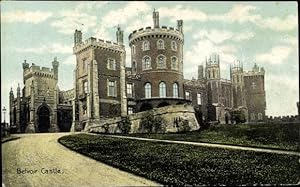Ansichtskarte / Postkarte East Midlands England, Belvoir Castle, Außenansicht vom Schloss