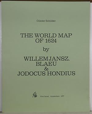 Image du vendeur pour The world map of 1624 by Willem Jansz. Blaeu & Jodocus Hondius. mis en vente par Antiquariat  Braun
