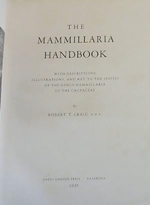Bild des Verkufers fr The Mammillaria Handbook zum Verkauf von Chapter 1