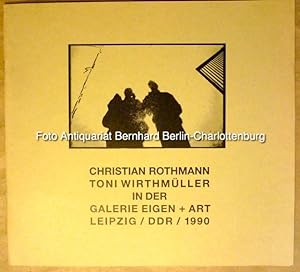 Christian Rothmann; Toni Wirthmüller in der Galerie Eigen+Art. Leipzig / DDR / 1990