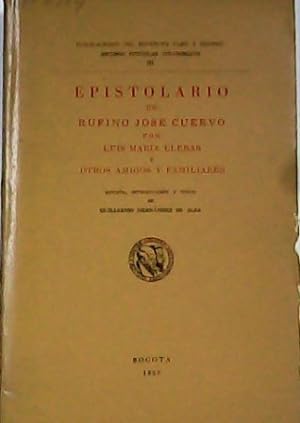 Seller image for Epistolario de. Edicin, introduccin y notas de Guillermo Hernndez de Alba. for sale by Librera y Editorial Renacimiento, S.A.