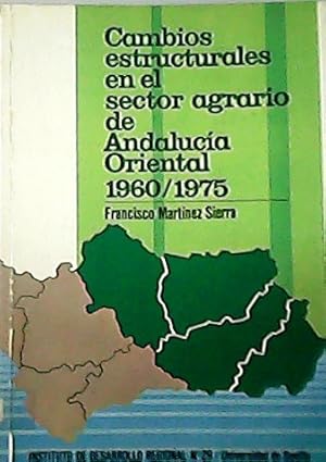 Imagen del vendedor de Cambios estructurales en el sector agrario de Andaluca Oriental 1960/1975. a la venta por Librera y Editorial Renacimiento, S.A.