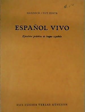 Image du vendeur pour Espaol vivo. Ejercicios prcticos de lengua espaola. mis en vente par Librera y Editorial Renacimiento, S.A.