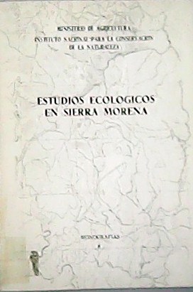 Imagen del vendedor de Instituto de agricultura, instituto nacional para la conservacin de la Naturaleza.Estudios ecolgicos en Sierra Morena. Monografas 8. a la venta por Librera y Editorial Renacimiento, S.A.