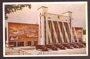 Ansichtskarte AK Dresden. Dresdner Jahresschau 1935. Der rote Hahn. Das grosse Feuerwehrübungshau...