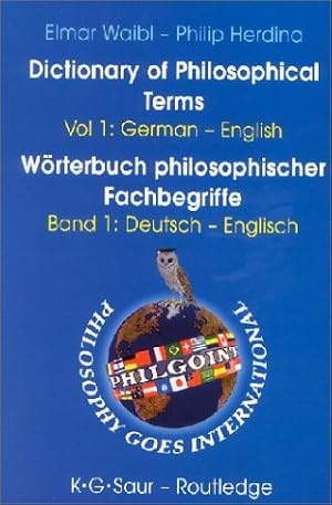 Bild des Verkufers fr Wrterbuch philosophischer Fachbegriffe. Deutsch- Englisch / Englisch- Deutsch. 2 Bnde. zum Verkauf von Modernes Antiquariat an der Kyll