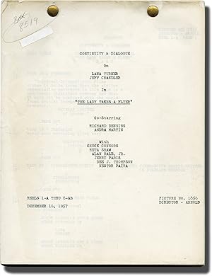 The Lady Takes a Flyer (Original post-production script for the 1958 film)